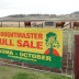 Sale bulls behind the advertising